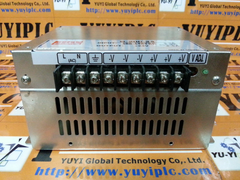 MEAN WELL S 200 24 Switching Power Supply PLC DCS SERVO Control MOTOR